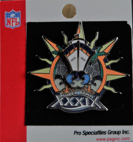 Vintage Super Bowl XXXIX (39) Collectors Pin