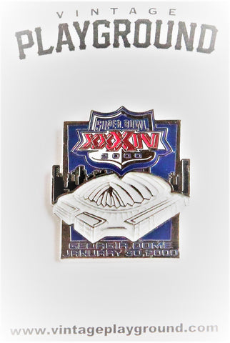 Vintage Super Bowl XXXIV (34) Georgia Dome Pin