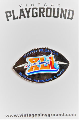 Vintage Super Bowl XLI (41) Logo Pin